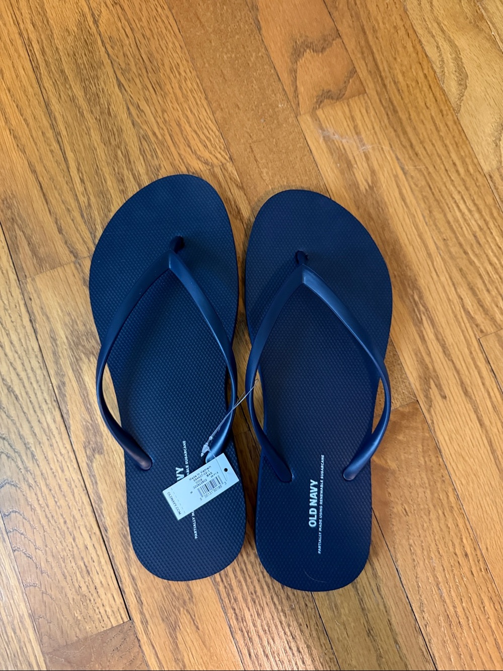 Old Navy Navy Blue Slim Strap Flip Flops